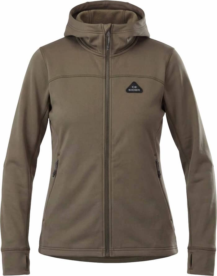 W Bellacha Hoody Fleece Khaki