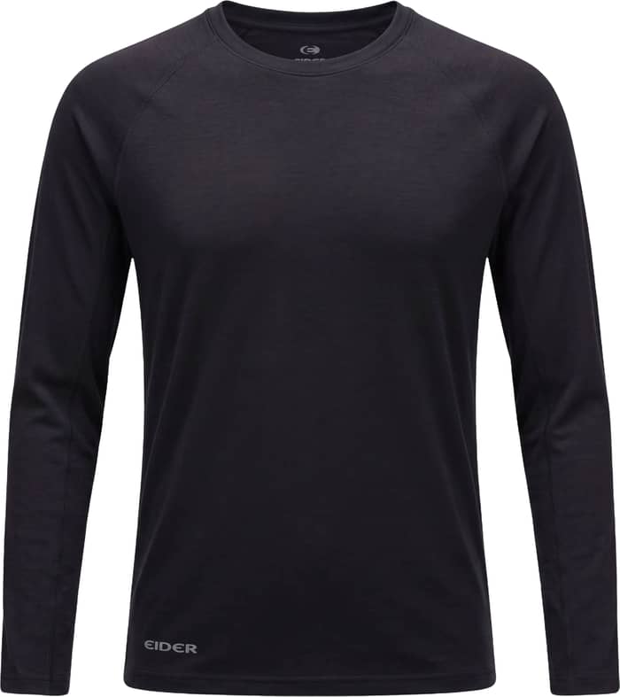 M Eider Merino 190 Top Black