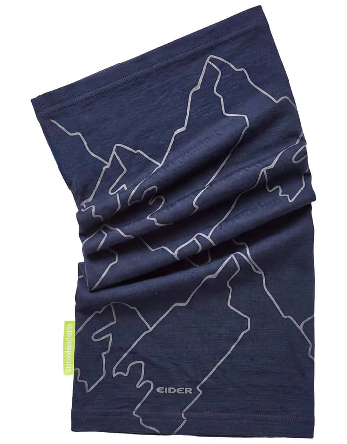 Merino Neckwarmer Eider x Snowleader 180 Navy