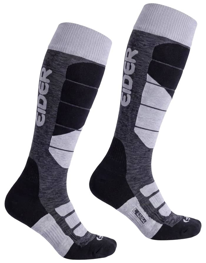 Peakline Merino Eider Ski Socks Black