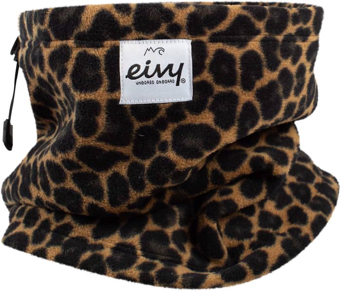 Adjustable Fleece Neckwarmer Leopard