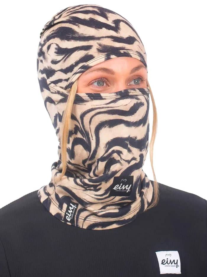  Hinge Merino Wool Balaclava Animal Swirl