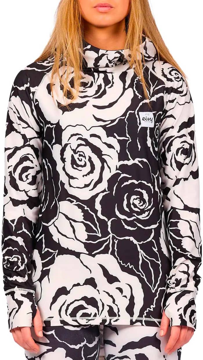 Icecold Hood Top Black Rose