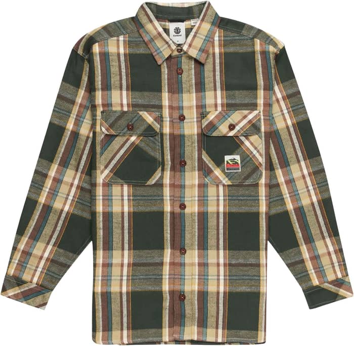 Hueco Classic LS Slate Green Plaid