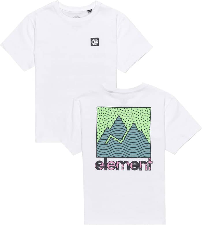 Joint Texture SS Tee Youth Optic White