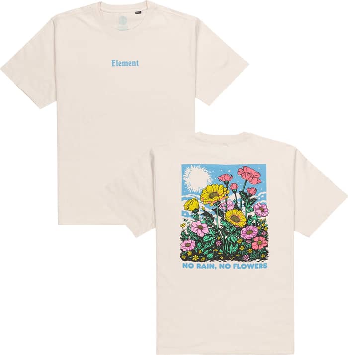No Rain SS Tee Oat Milk