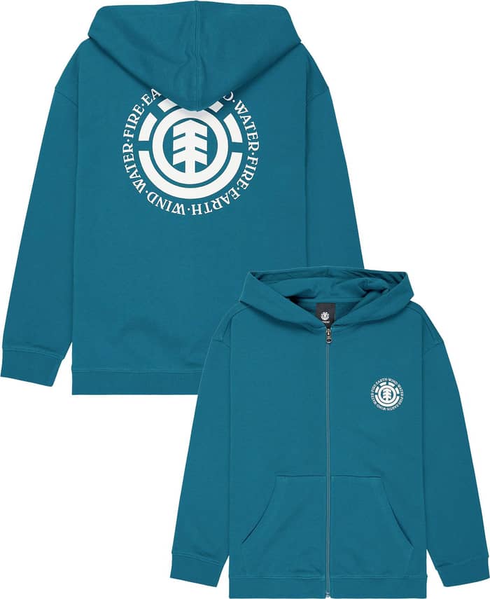 Seal Bp Zipped Sweatshirt Youth Mallard Blue