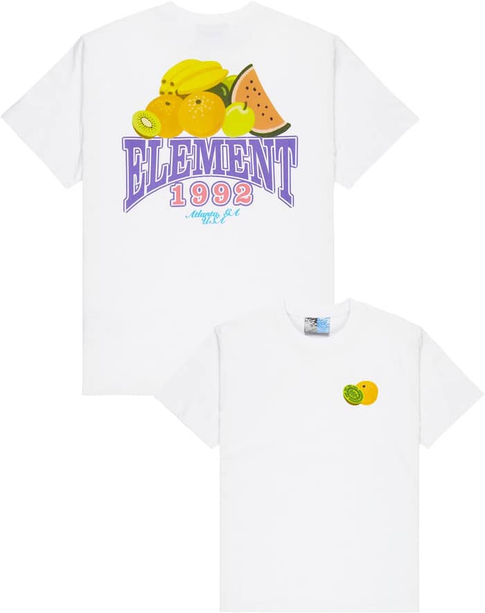 Fruit SS Tee Optic White