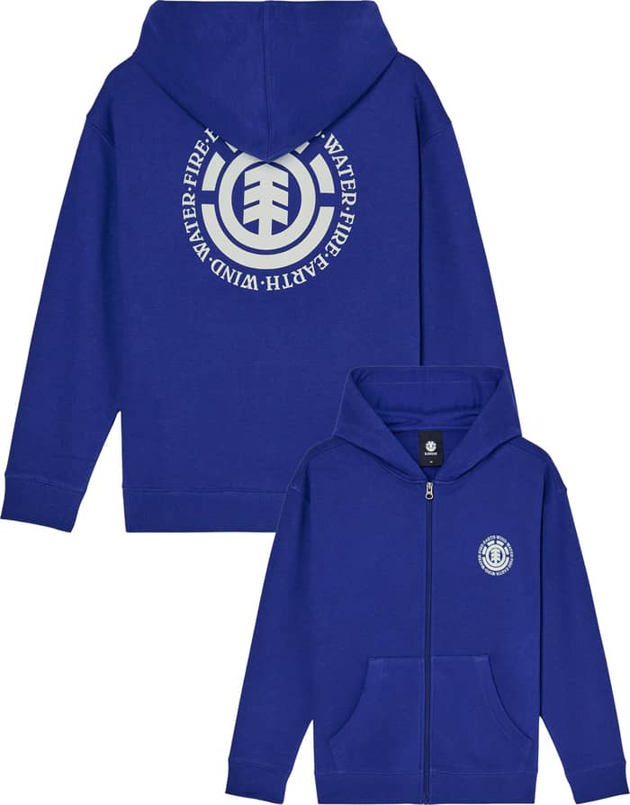 Seal Bp Zipped Sweatshirt Youth Bellweather Blue