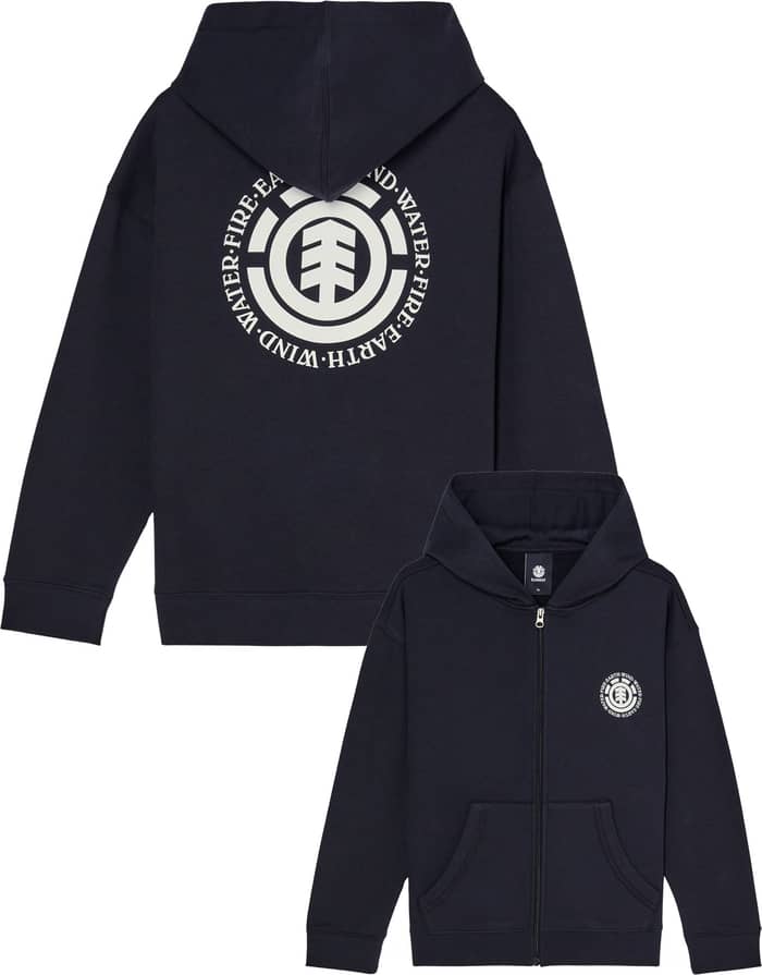 Seal Bp Zipped Sweatshirt Youth Flint Black