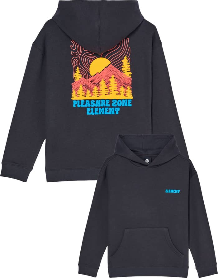 Pleasure Hooded Sweatshirt Youth Off Black
