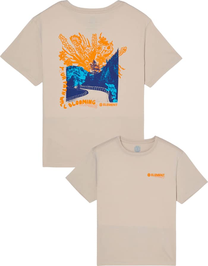 Blooming SS Tee Youth Oat Milk