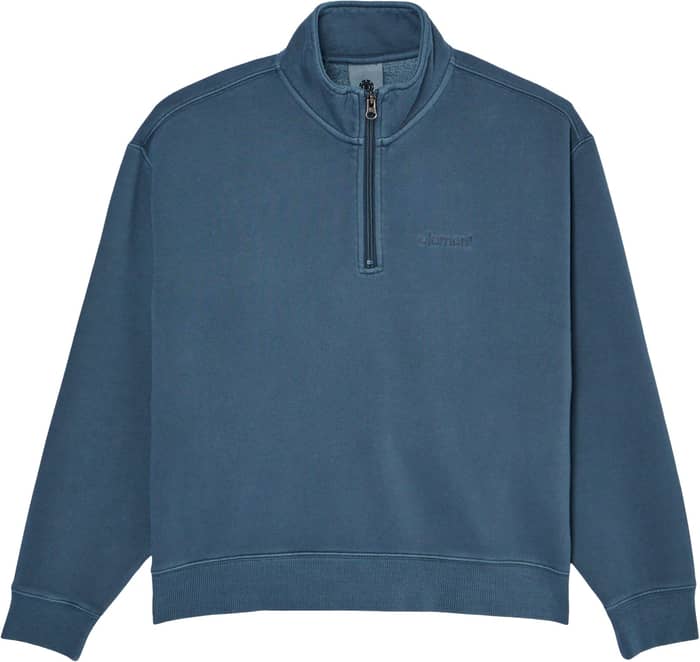 Lowcase Pigment Quarter Zip Sweatshirt W Dark Slate
