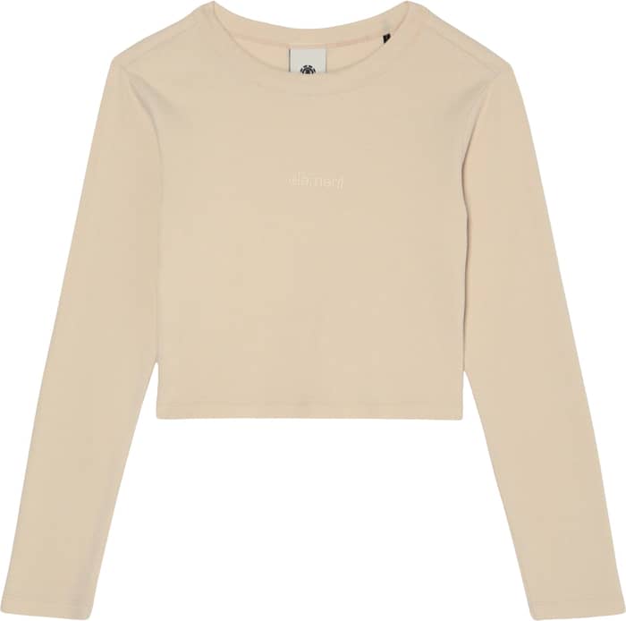 Lowcase Crop LS Tee W Oat Milk