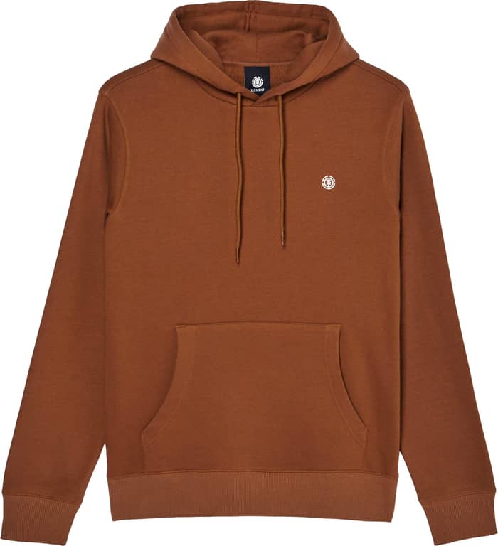 Icon Embroidery Hooded Sweatshirt Sepia