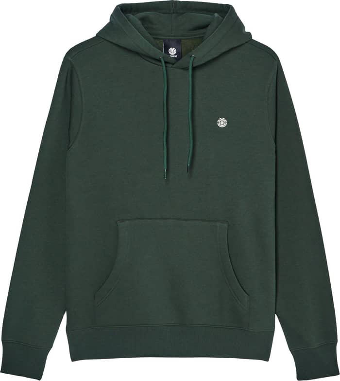 Icon Embroidery Hooded Sweatshirt Deep Forest