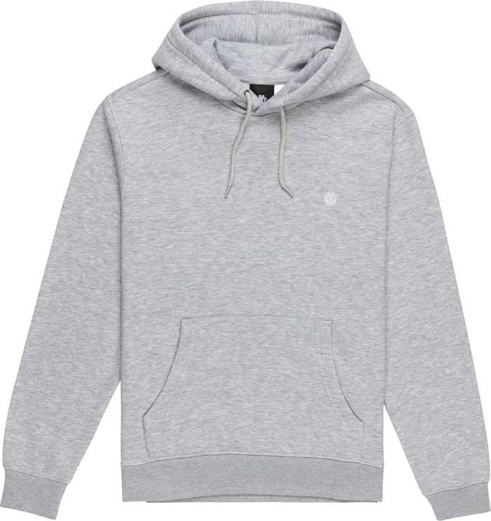 Icon Embroidery Hooded Sweatshirt Mid Grey Heather