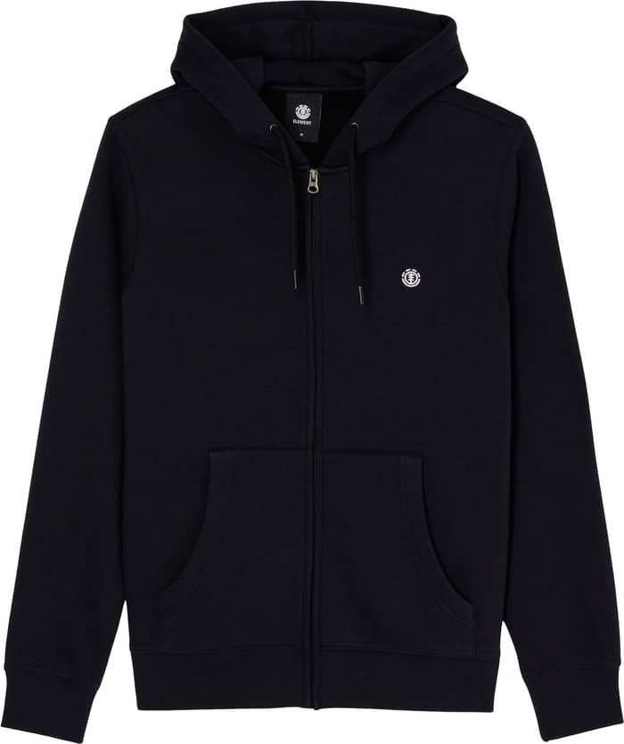 Icon Embroidery Zipped Sweatshirt Flint Black