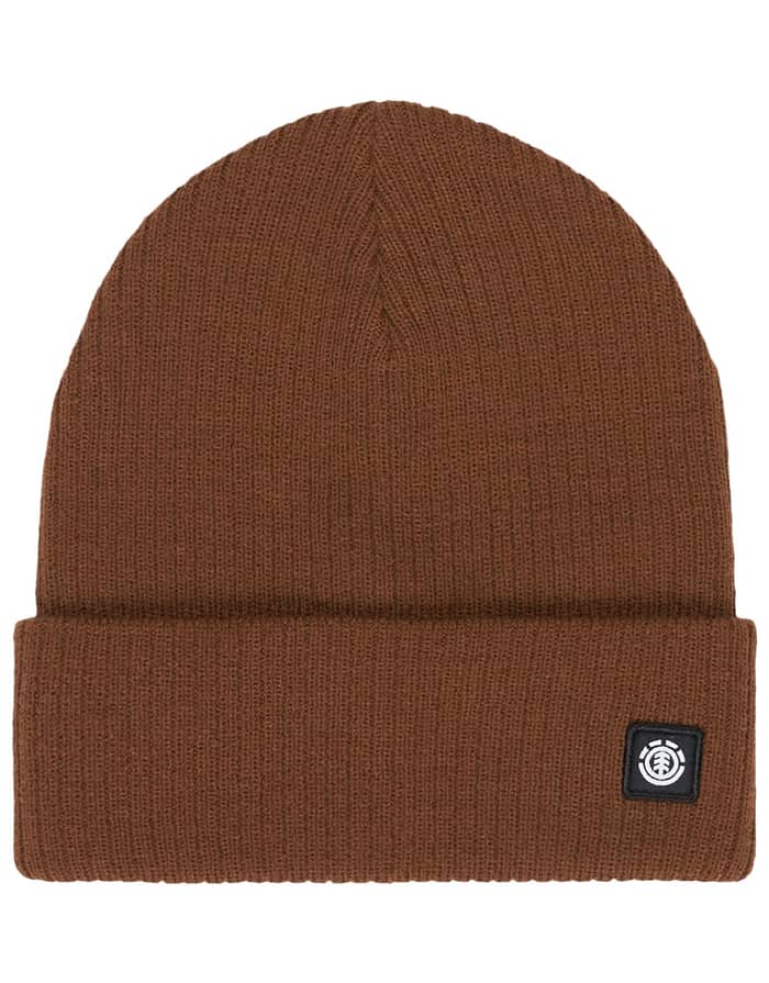 Mid Icon Beanie Rib Sepia