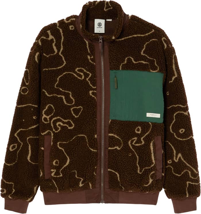 Oak Sherpa Jacket Java Lines