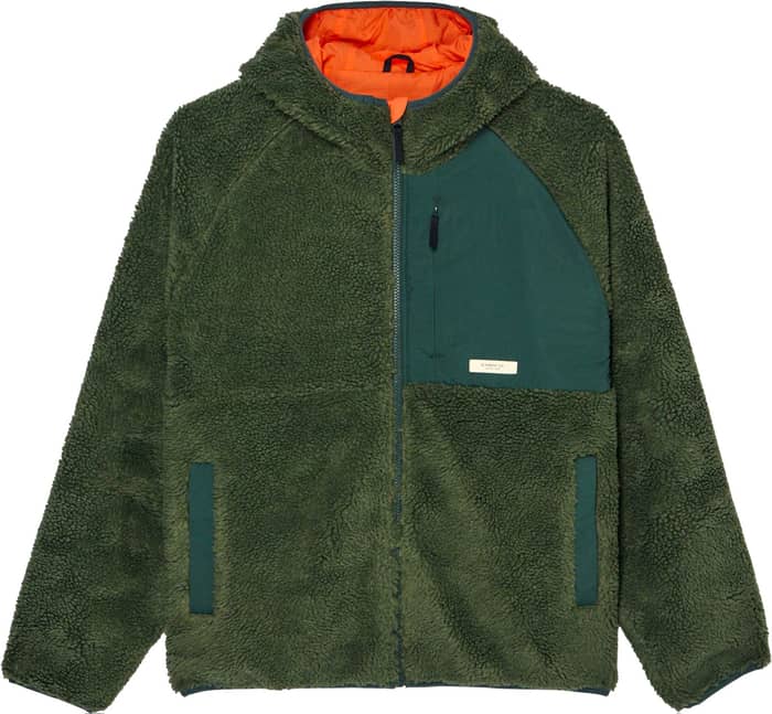 Wolfe Sherpa Reversible Hoody Bronze Green