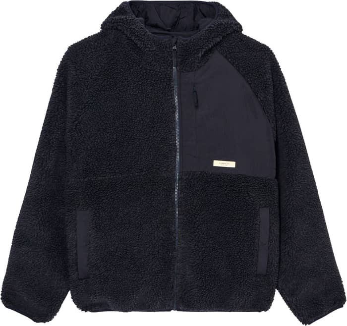 Wolfe Sherpa Reversible Hoody Off Black