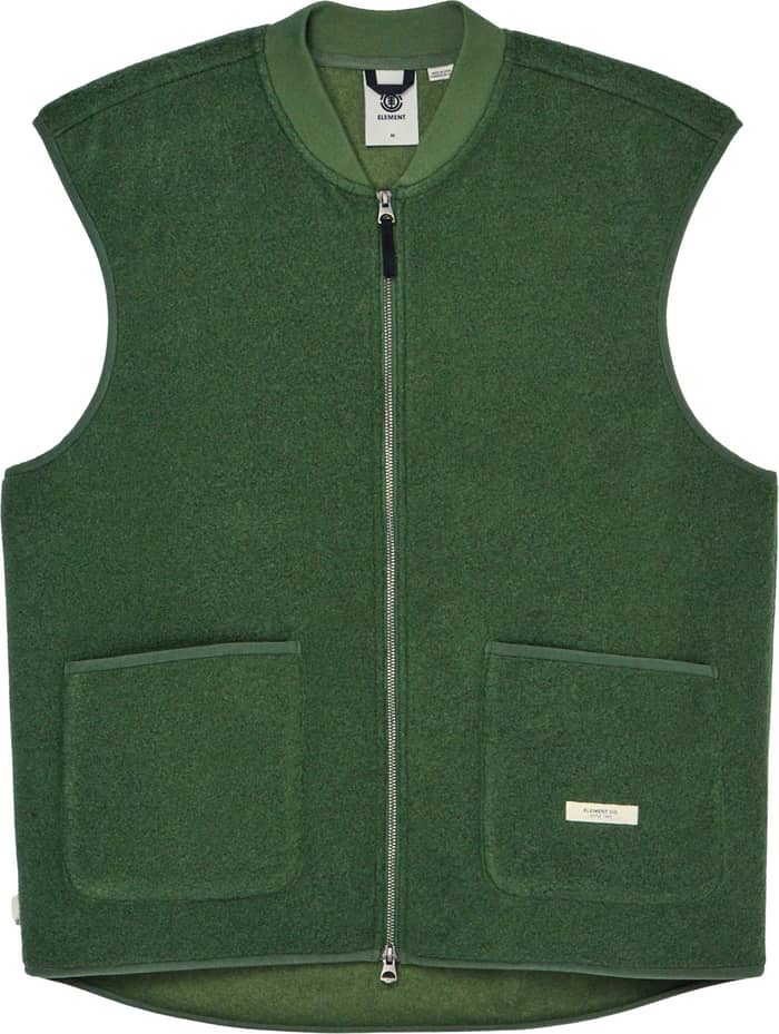 Sefton Gilet Fleece Jacket  Bronze Green