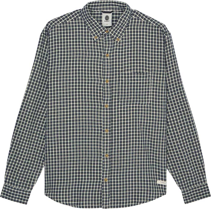 Button Down Regular Flannel Shirt Gingham Checks