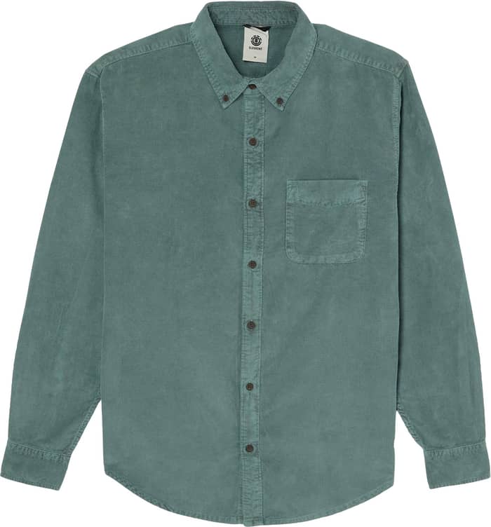 Button Down Regular Corduroy Shirt Dark Slate
