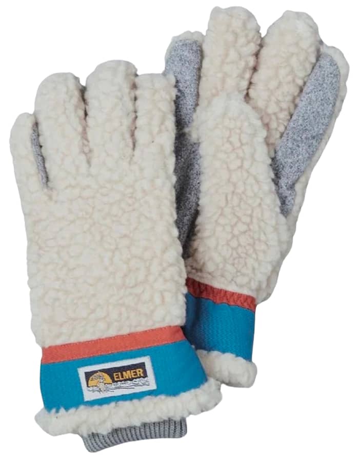Teddy Glove Beige/Blue