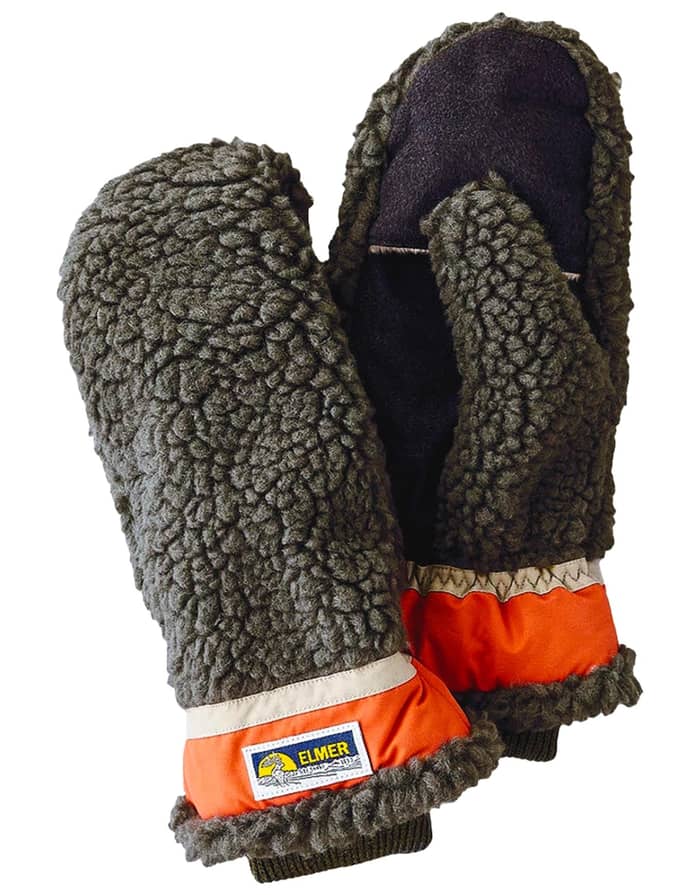 Teddy Mitten Khaki