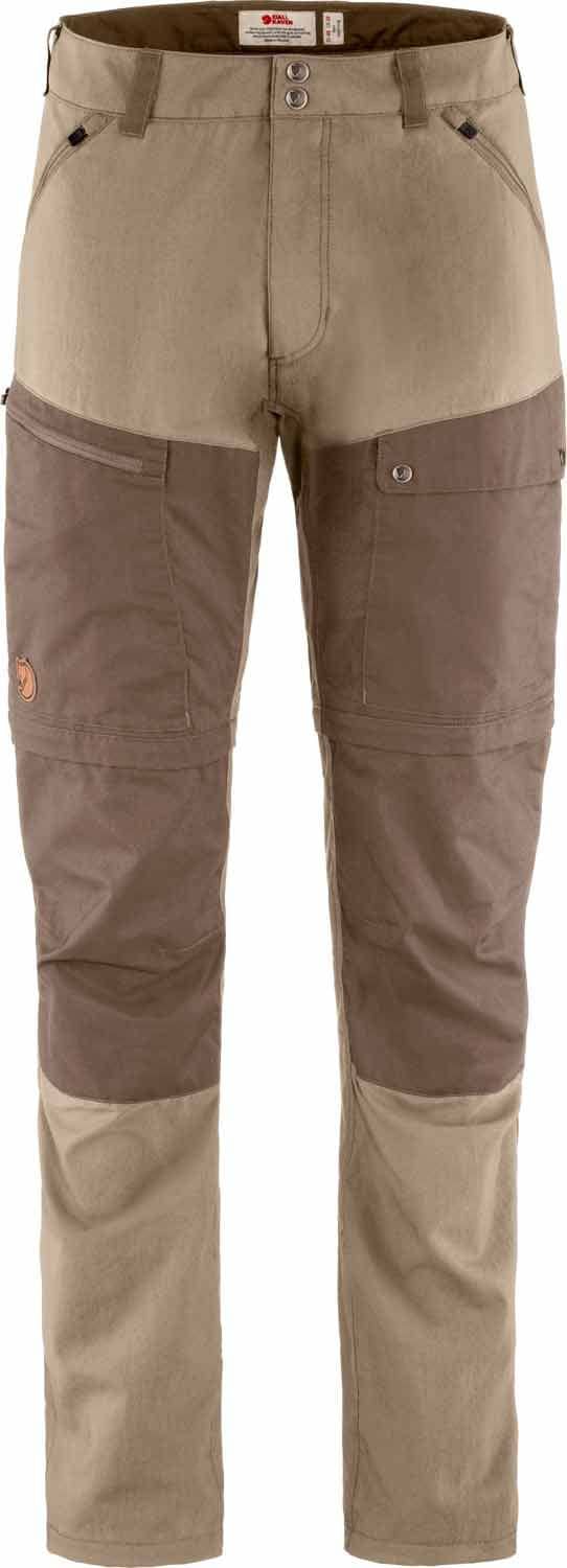 Abisko Midsummer Zip Off Trousers M Fossil Suede Brown