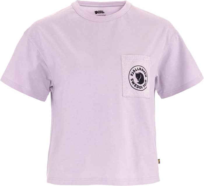Logo Pocket T-Shirt W Lavender Mist