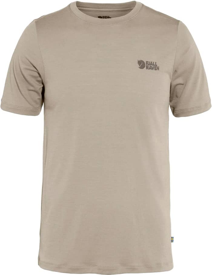 Abisko Wool Logo SS M Light Fossil
