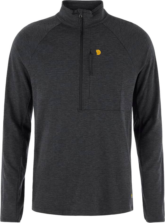 Bergtagen Midlayer Half Zip M Black