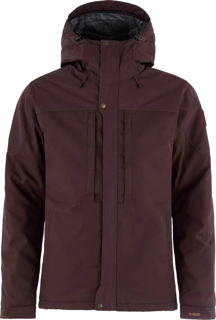Skogsö Padded Jacket M Black Oak