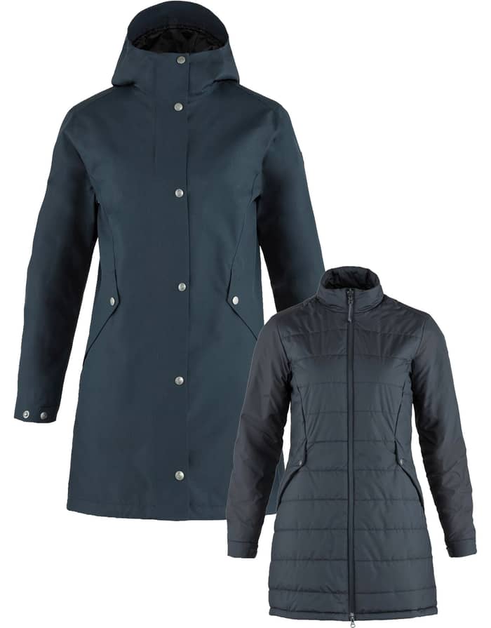 Visby 3 in 1 Jacket W Dark Navy