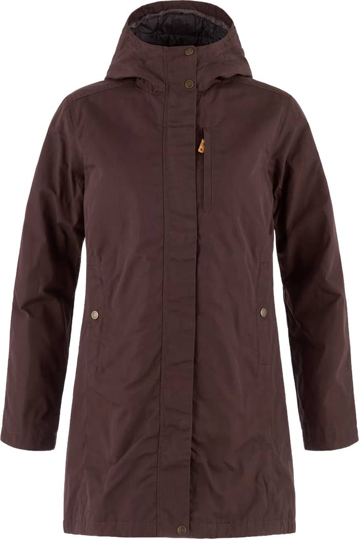 Kiruna Padded Parka W Black Oak