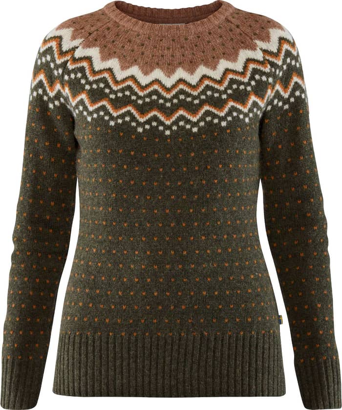 Övik Knit Sweater W Deep Forest