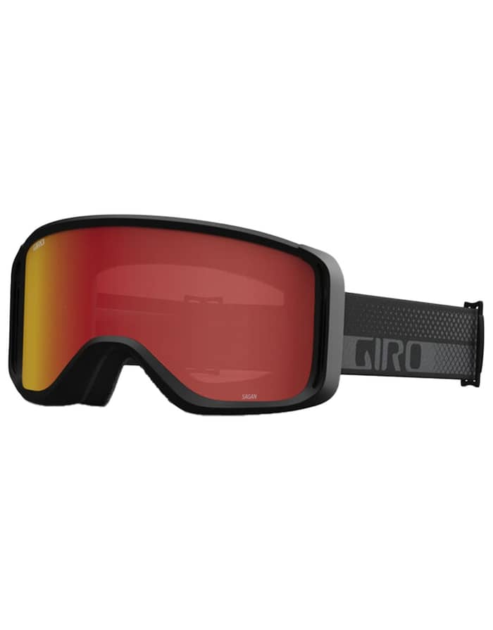 Sagen - Black/Grey Flow Strap with Amber Scarlet/Yellow Lenses
