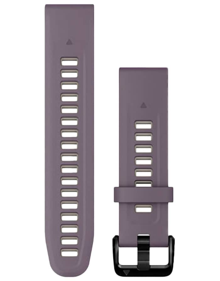 Bracelet QuickFit 20mm Silicone Mauve / Sable