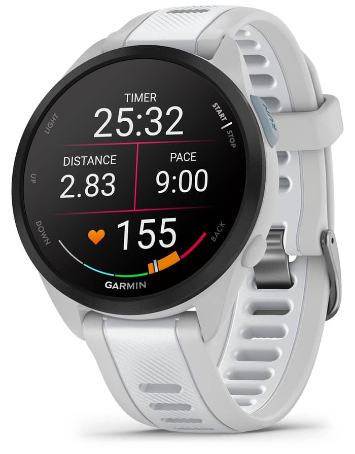 Forerunner 165 Music Mist Grey-Whitestone