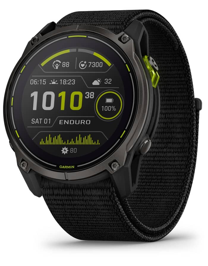 Enduro 3 51mm Sapphire Solar Titane/Carbon Gray