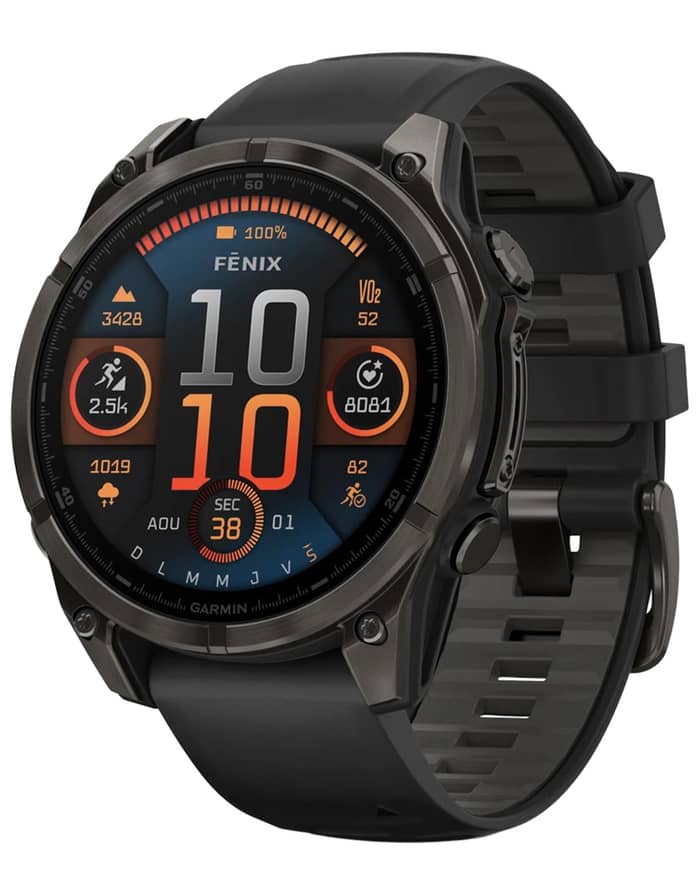 Fenix 8 Amoled 47mm Sapphire Titane/Carbon Gray