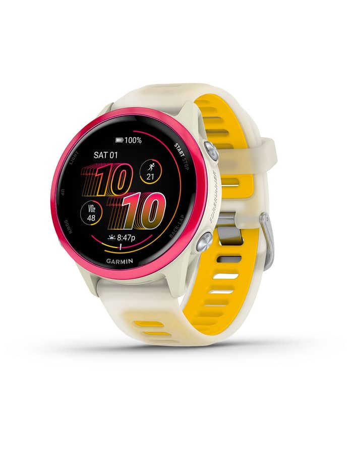 Forerunner 570 42mm Ivory/Pink/Orange