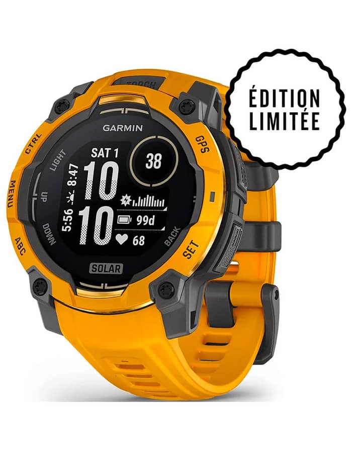 Instinct 3 45mm Solar Sunburst/Gray