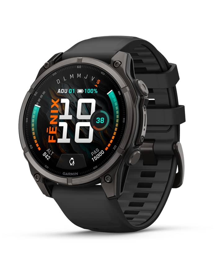 Fēnix® 9 Amoled 47mm Sapphire Titane Carbon Gray DLC