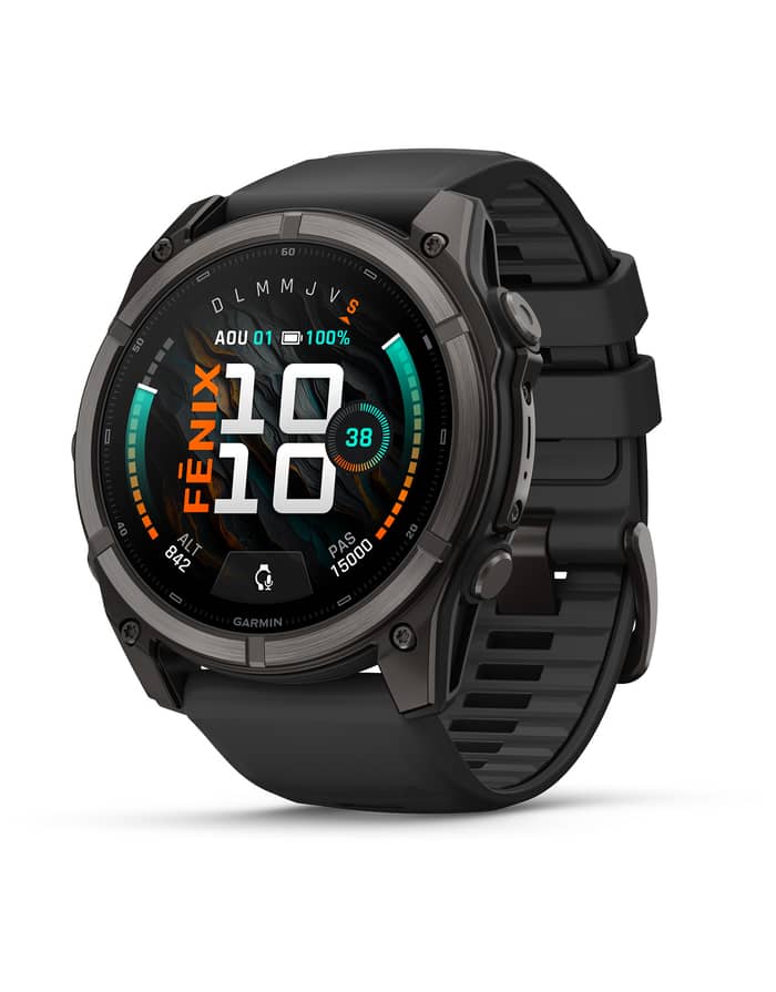 Fēnix® 9 Amoled 51mm Sapphire Titane Carbon Gray DLC