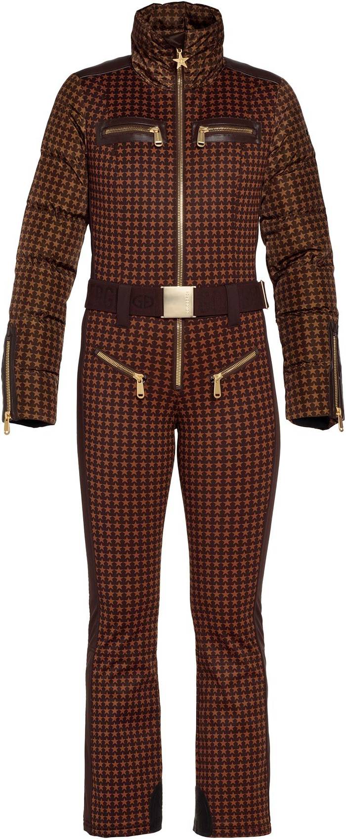 Starstruck Ski Jumpsuit Dark Brown