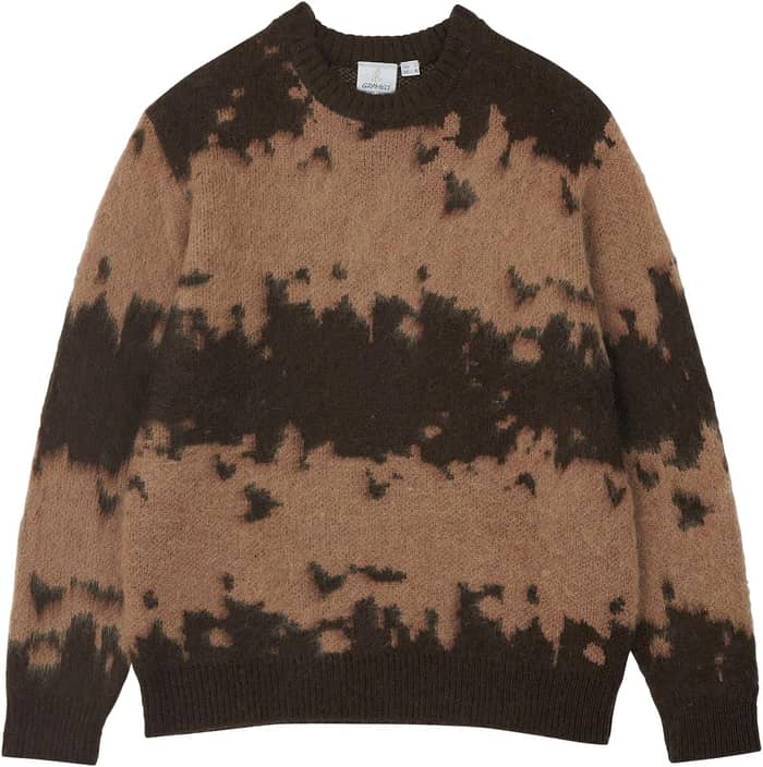 Mohair Splatter Sweater Taupe Splatter